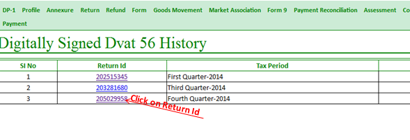 How-to-view-Digitally-signed-DVAT-Return Step 2